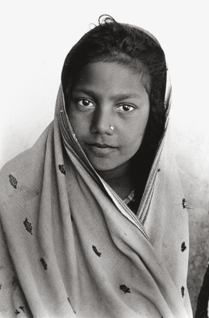 Tribal Girl,Kutch,Gujarat,Portrait,India,gelatin silver print