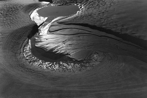 Camel Estuary 1,Rock,Cornwall,sand pattern,gelatin silver print