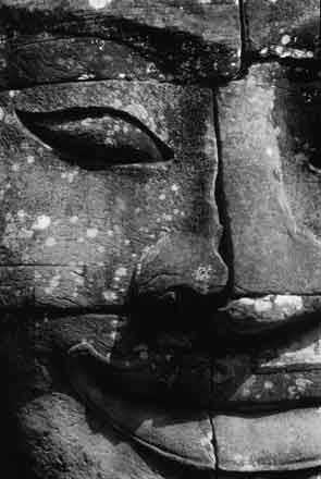 The Bayon,Sculpture,Angkor Wat,Cambodia,gelatin silver print