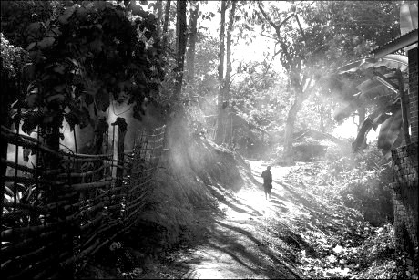 Burma,landscape,Mrauk U,gelatin silver print