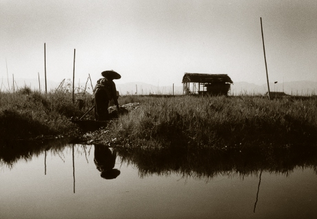 Ywama,Burma,landscape,Inle Lake,gelatin silver print