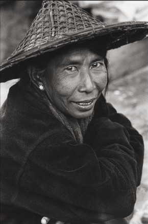 Portrait,woman,rakhine state,Burma,gelatin silver print