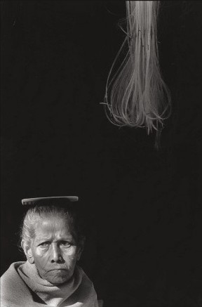 Woman with Comb,Rakhaing State,Burma,gelatin silver print