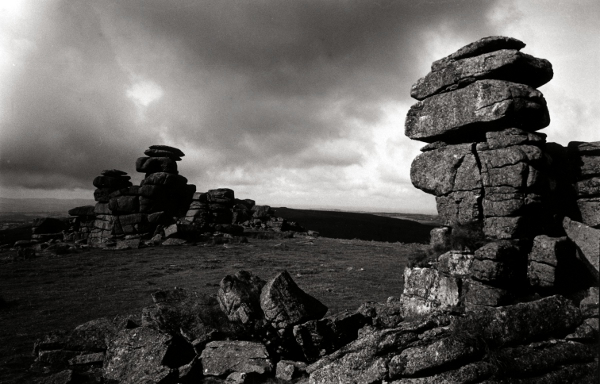 Great Staple Tor,Dartmoor Tor,Tor,Dartmoor,gelatin silver print