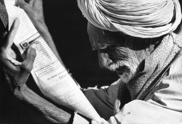 Old Man,Portrait,Rajasthan,India,gelatin silver print