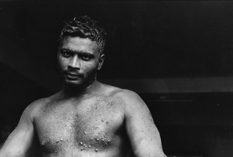 Mud Wrestler 2,Kolhapur,Portrait,India,gelatin silver print