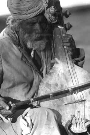 Musician,Portrait,Jaisalmer,Rajasthan,India,gelatin silver print