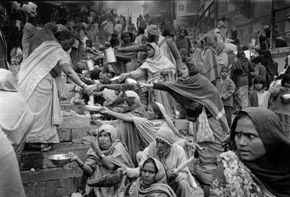 Dasaswamedh Ghat,Varanasi,India,gelatin silver print