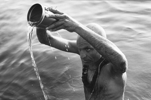Ganga Puja,Varanasi,India,gelatin silver print