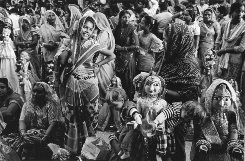 Gangaur Festival Bikaner,Rajasthan,India,gelatin silver print