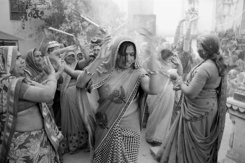 Holi 2,Bundi,Rajasthan,India,gelatin silver print