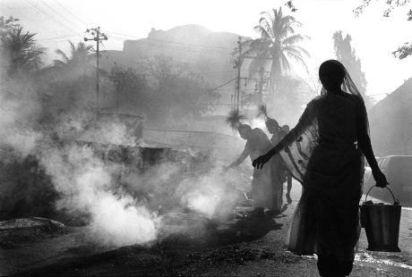 Early Morning,mount girnar,junagadh,gujarat,India,gelatin silver print