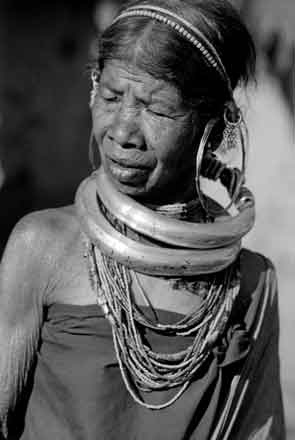 Gadabaa Woman,Orissa,India,gelatin silver print