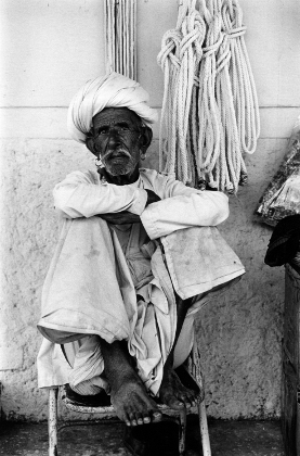 Rabari Man,Kutch,Gujarat,India,gelatin silver print