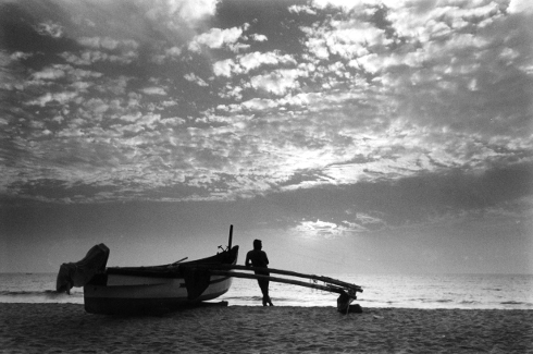 Sunset,Agonda Beach,Goa,India,gelatin silver print