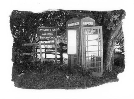 Tavistock Inn,Poundsgate, Dartmoor,Devon, silver emulsion print