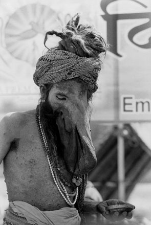 Ganesh Baba,Sadhu,Portrait,India,gelatin silver print