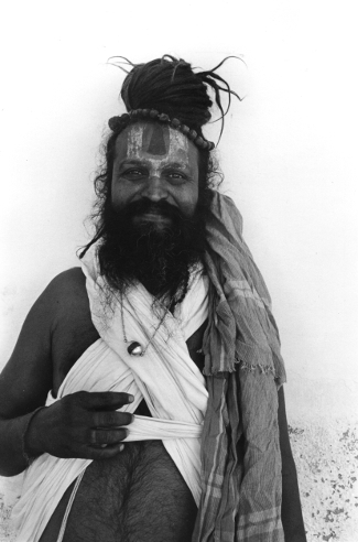 Hanuman Baba, Sadhu,Chitrakoot,Kamadgiri, India,gelatin silver print