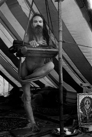 Kailash Giri,Standing Baba,Portrait,India,gelatin silver print