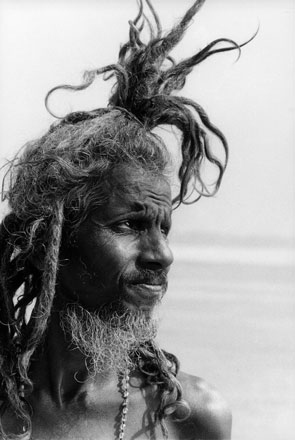 Naga Sadhu,Varanasi,Portrait,India,gelatin silver print