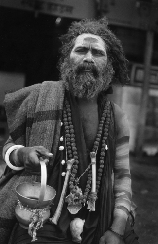 Naganath Baba,Sadhu,Portrait,India,gelatin silver print