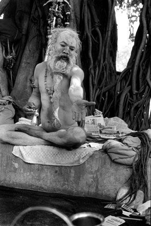 Shivraj Giri,Naga Sadhu,Portrait,India,gelatin silver print
