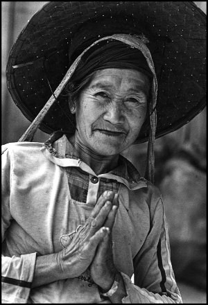 Laos,Tribal Portrait,gelatin silver print